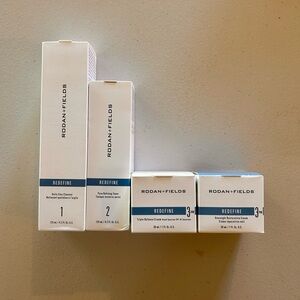 Rodan + Fields REDEFINE Cleanser & Exfoliant Set - White and Blue